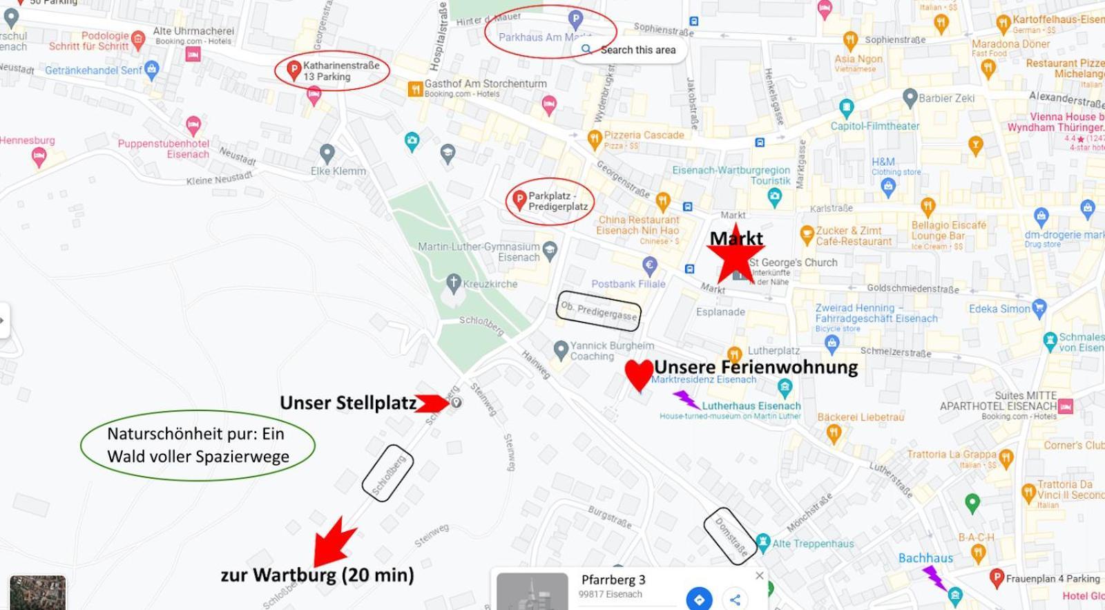 Marktresidenz Eisenach- Stilvolle Maisonette Mit 3 Zimmern Und 2 Baedern Eisenach